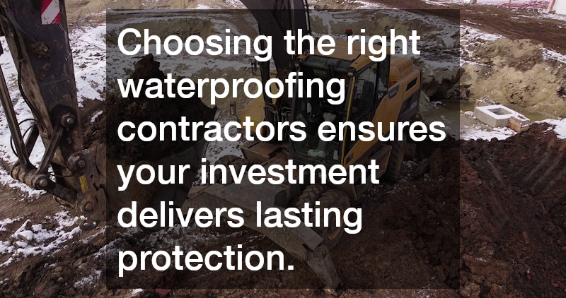 Choosing the right waterproofing contractors ensures your investment delivers lasting protection.
