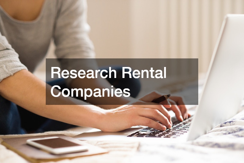 Research Rental Companies