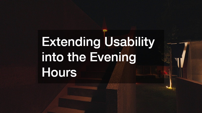 Extending Usability into the Evening Hours