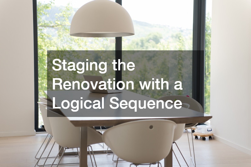 Staging the Renovation with a Logical Sequence