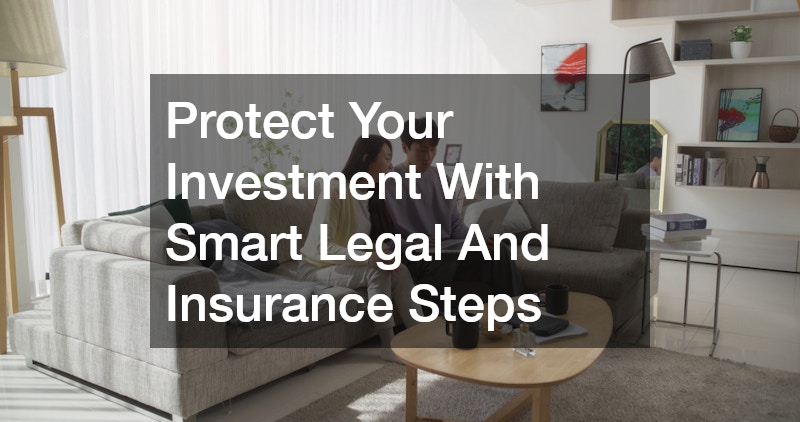 Protect Your Investment With Smart Legal And Insurance Steps