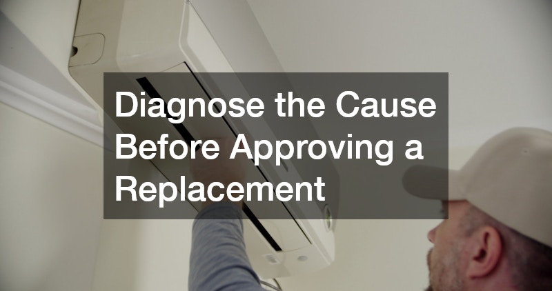 Diagnose the Cause Before Approving a Replacement