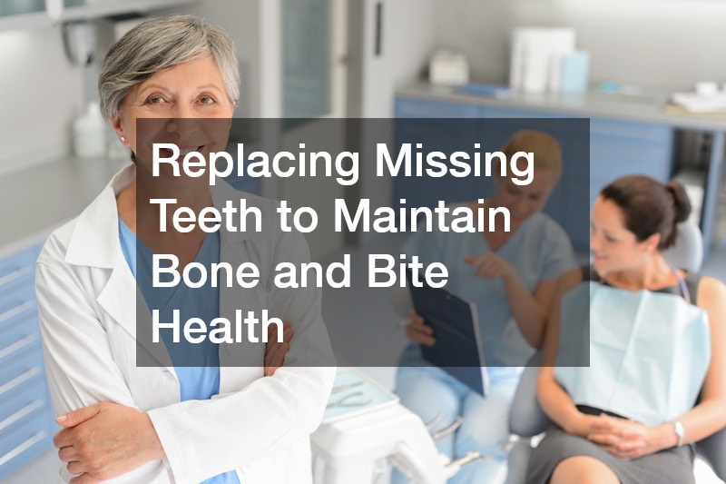 Replacing Missing Teeth to Maintain Bone and Bite Health