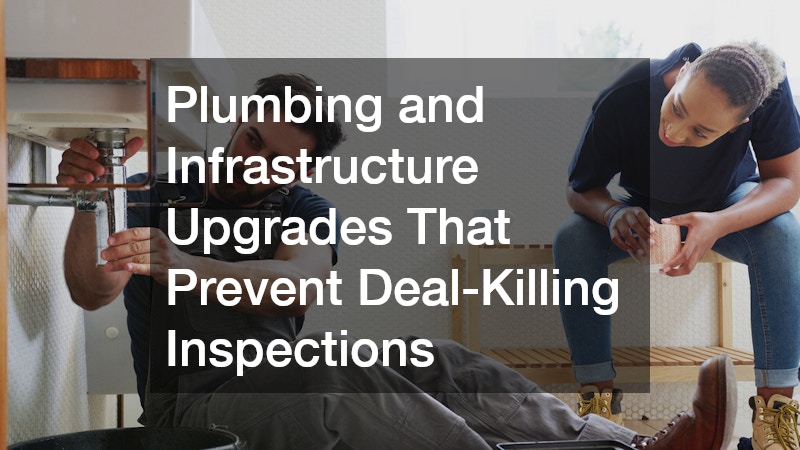 Plumbing and Infrastructure Upgrades That Prevent Deal-Killing Inspections