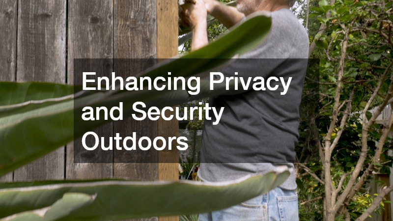 Enhancing Privacy and Security Outdoors