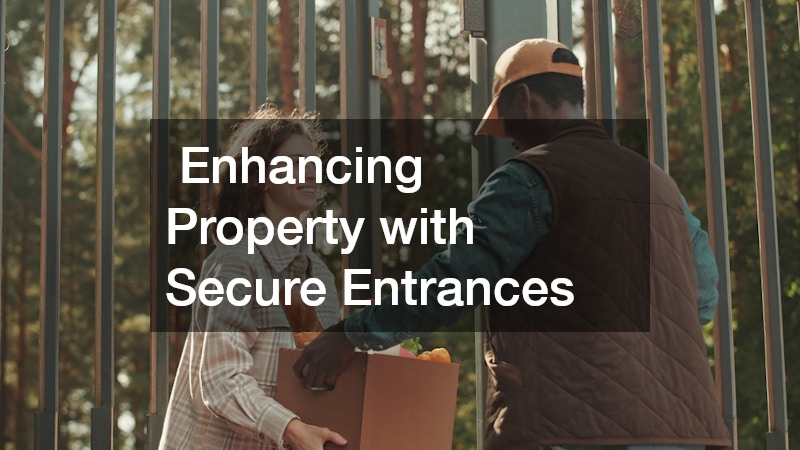 Enhancing Property with Secure Entrances