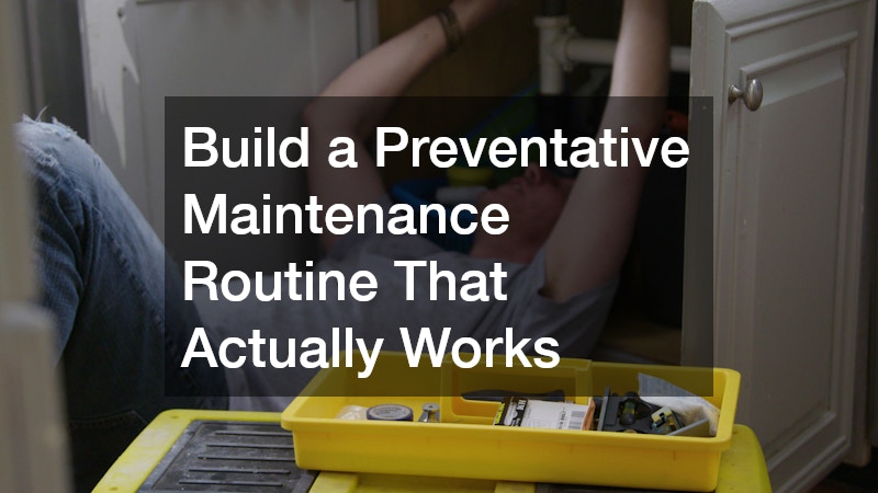 Build a Preventative Maintenance Routine That Actually Works