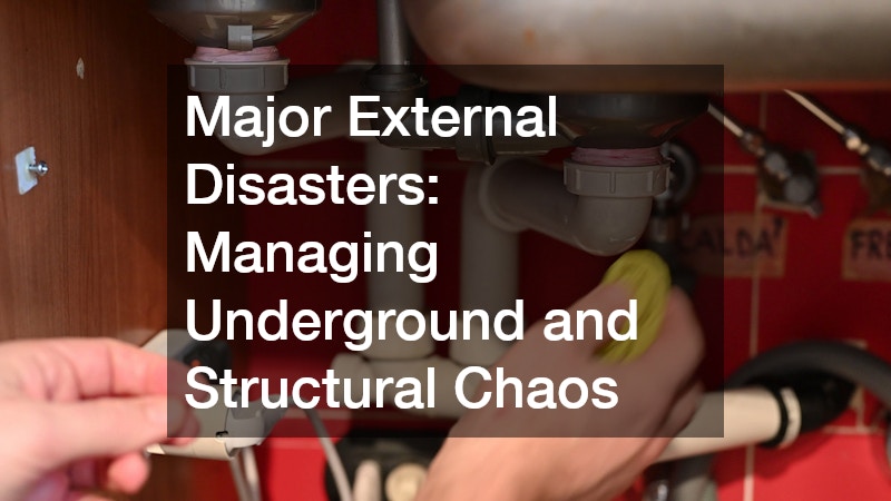 Major External Disasters: Managing Underground and Structural Chaos