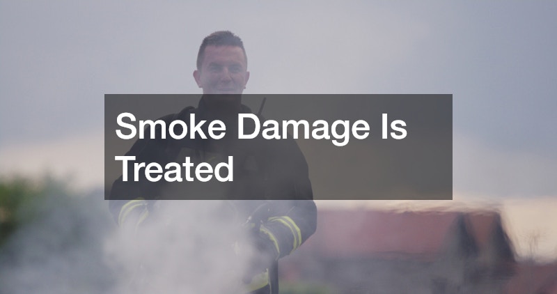 Smoke Damage Is Treated