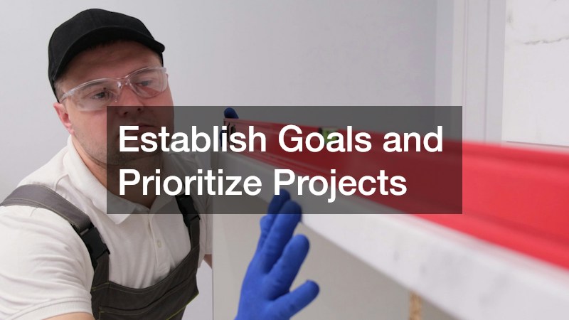 Establish Goals and Prioritize Projects
