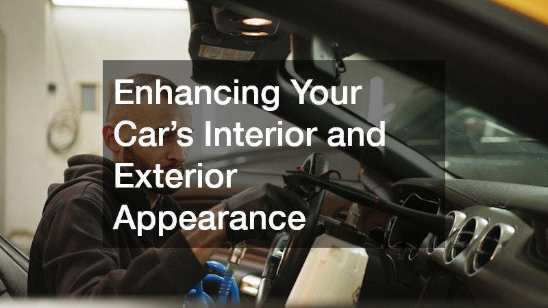 Enhancing Your Car’s Interior and Exterior Appearance