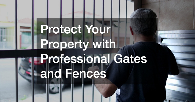 Protect Your Property with Professional Gates and Fences