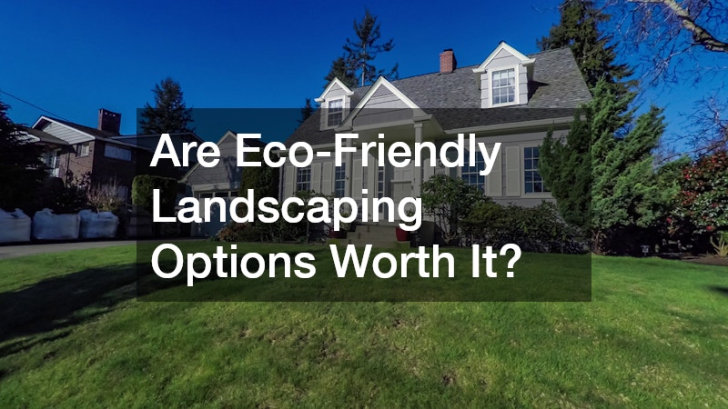 Are Eco-Friendly Landscaping Options Worth It?