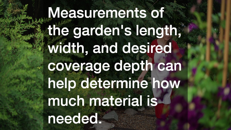 Measurements of the garden
