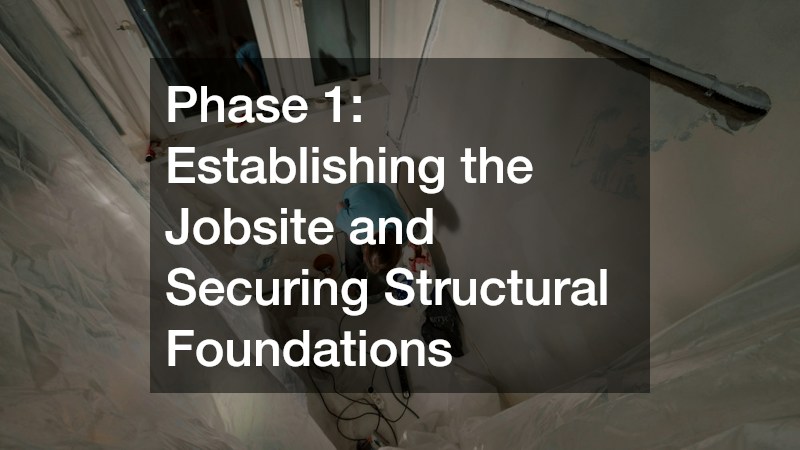 Phase 1: Establishing the Jobsite and Securing Structural Foundations