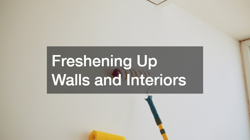 Freshening Up Walls and Interiors