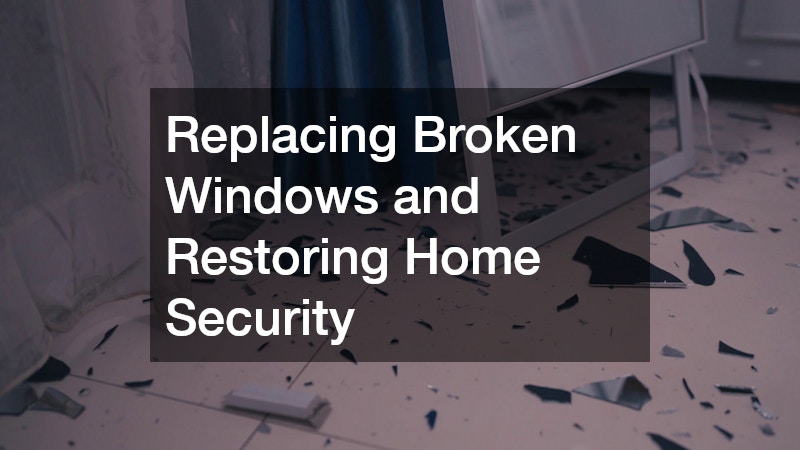 Replacing Broken Windows and Restoring Home Security