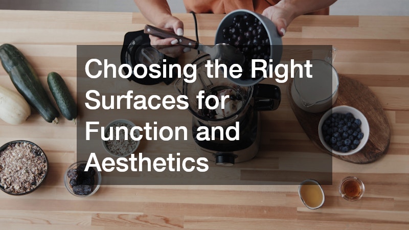 Choosing the Right Surfaces for Function and Aesthetics