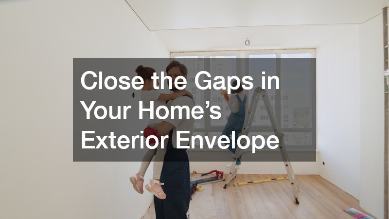 Close the Gaps in Your Home’s Exterior Envelope