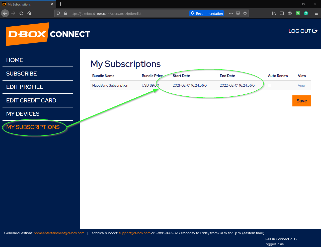 I have a promo code. How do I use it in DBOX Connect?