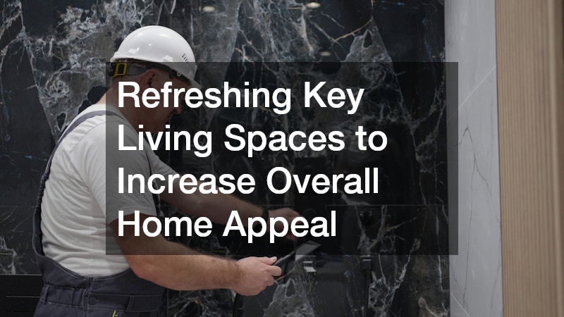 Refreshing Key Living Spaces to Increase Overall Home Appeal