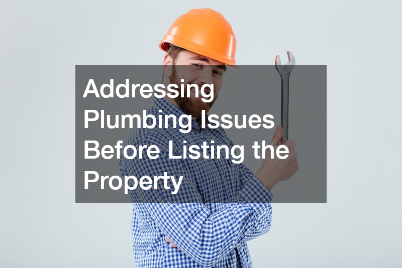 Addressing Plumbing Issues Before Listing the Property