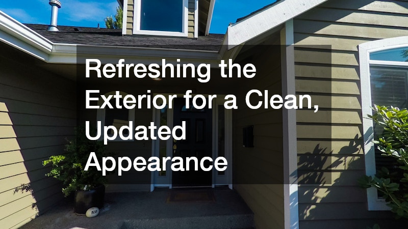 Refreshing the Exterior for a Clean, Updated Appearance