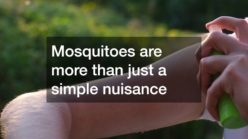 Mosquitoes are more than just a simple nuisance