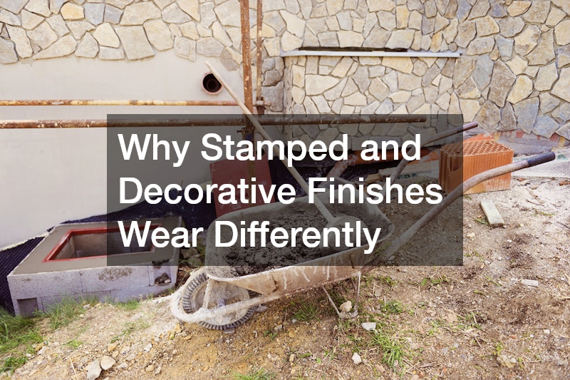Why Stamped and Decorative Finishes Wear Differently