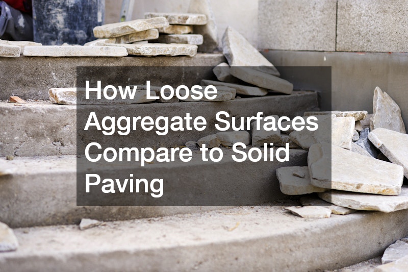 How Loose Aggregate Surfaces Compare to Solid Paving