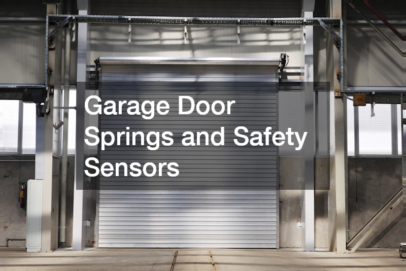 Garage Door Springs and Safety Sensors