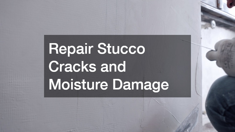 Repair Stucco Cracks and Moisture Damage
