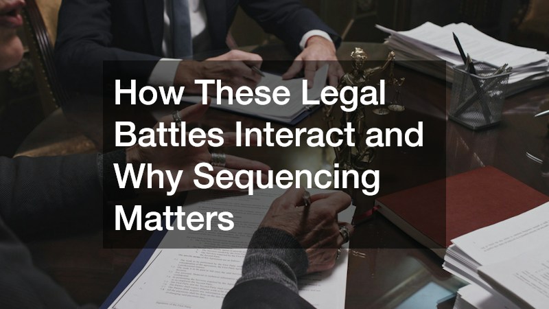 How These Legal Battles Interact and Why Sequencing Matters