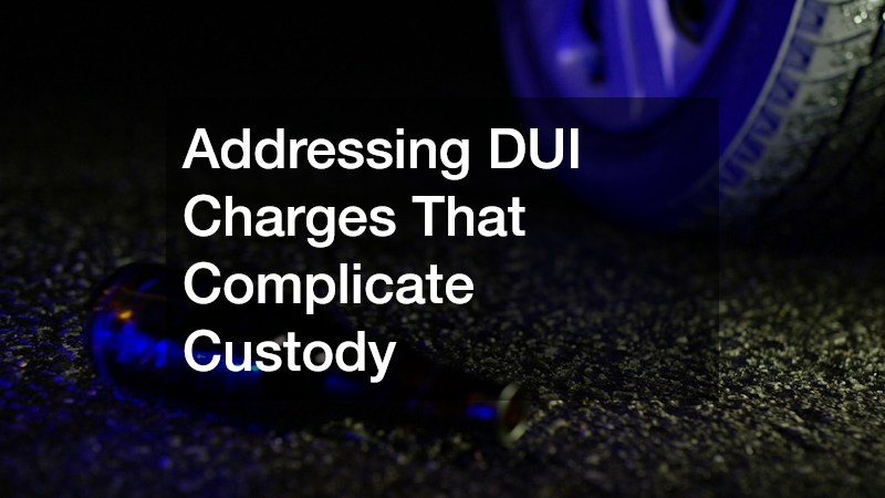 Addressing DUI Charges That Complicate Custody