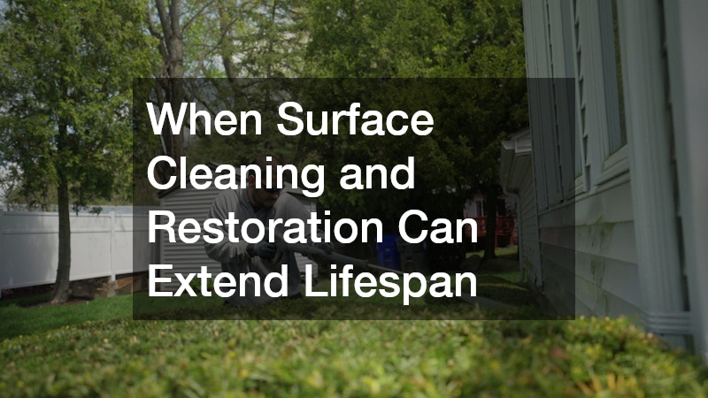 When Surface Cleaning and Restoration Can Extend Lifespan
