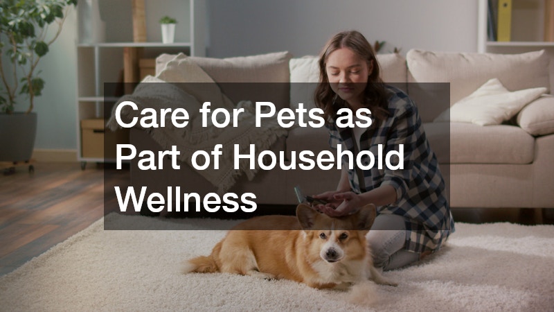 Care for Pets as Part of Household Wellness