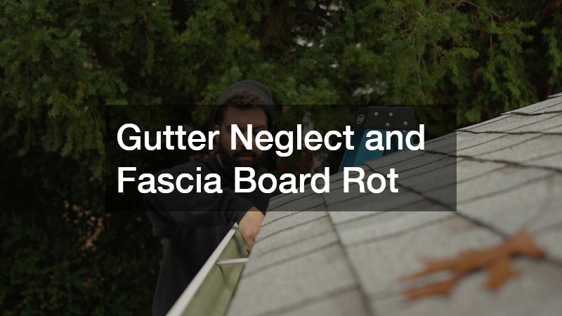 Gutter Neglect and Fascia Board Rot