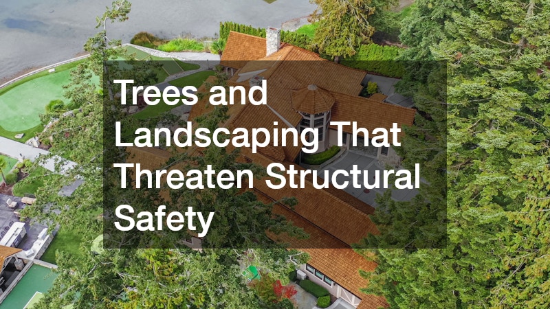 Trees and Landscaping That Threaten Structural Safety