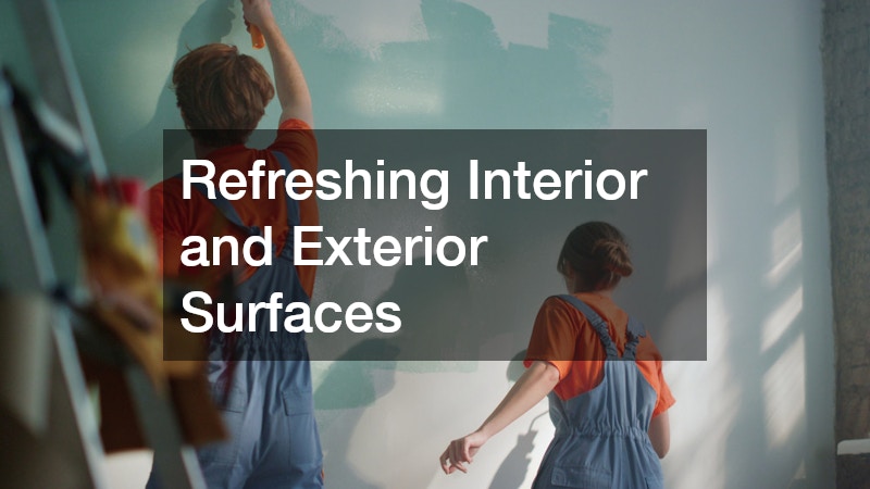 Refreshing Interior and Exterior Surfaces