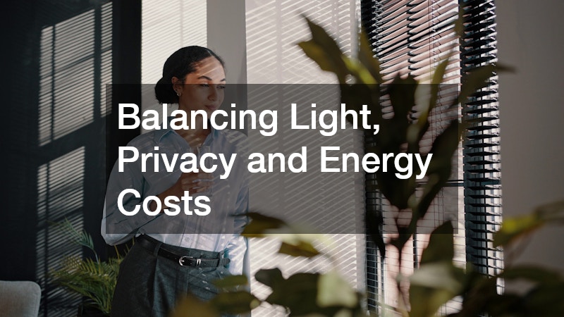 Balancing Light, Privacy and Energy Costs