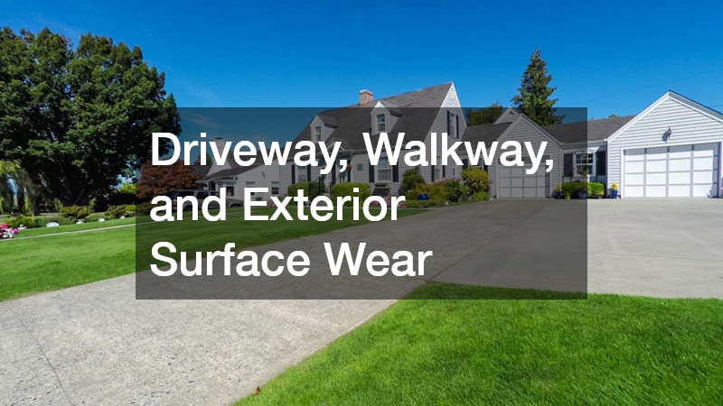 Driveway, Walkway, and Exterior Surface Wear