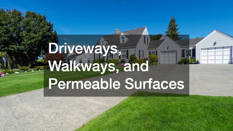 Driveways, Walkways, and Permeable Surfaces