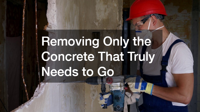 Removing Only the Concrete That Truly Needs to Go