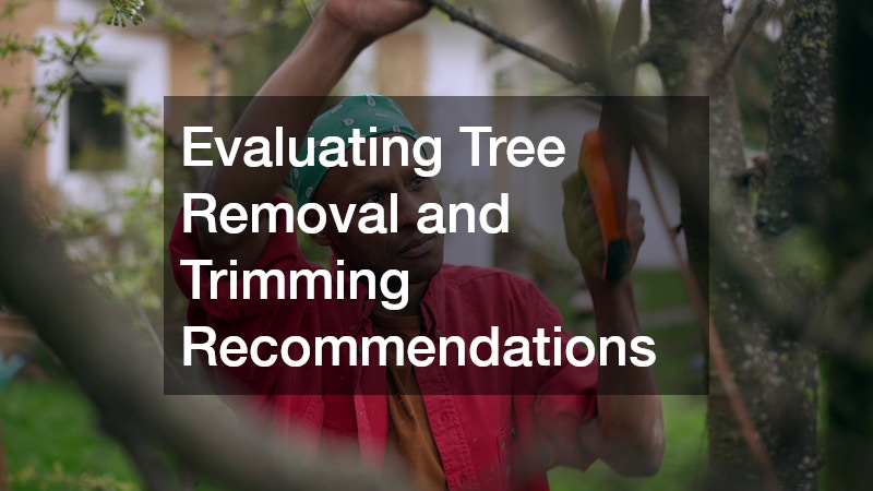 Evaluating Tree Removal and Trimming Recommendations