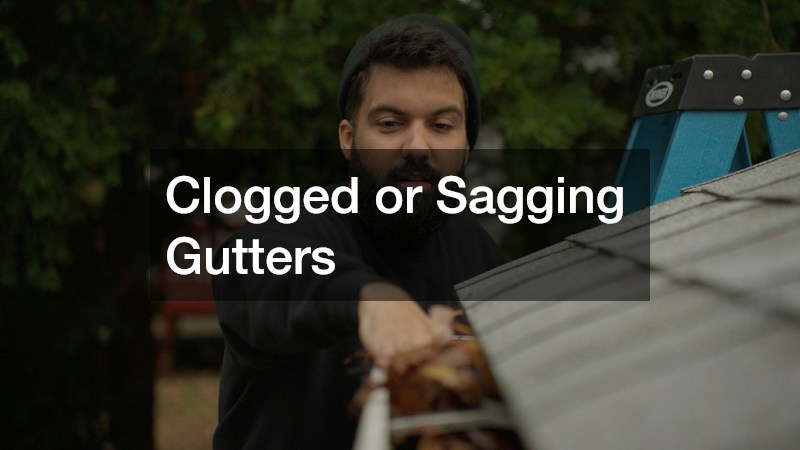 Clogged or Sagging Gutters