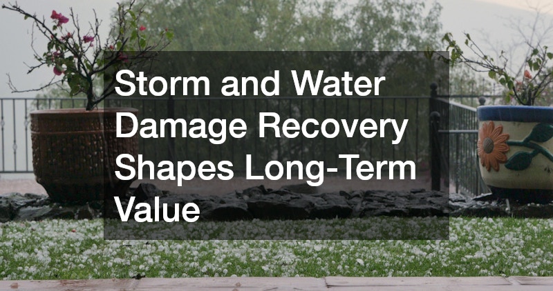 Storm and Water Damage Recovery Shapes Long-Term Value