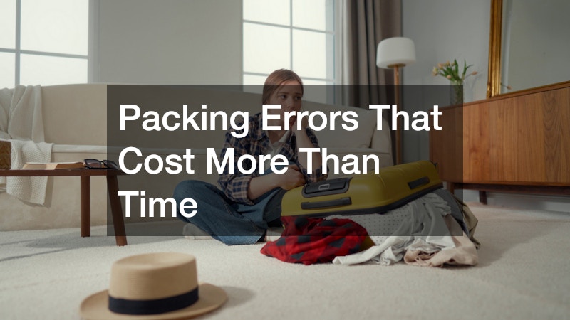 Packing Errors That Cost More Than Time
