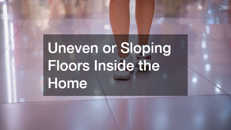 Uneven or Sloping Floors Inside the Home