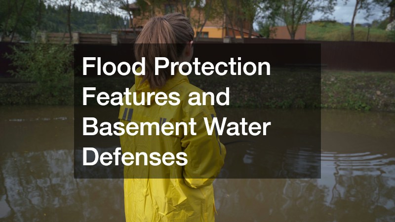 Flood Protection Features and Basement Water Defenses