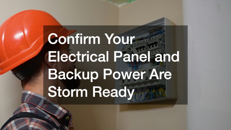 Confirm Your Electrical Panel and Backup Power Are Storm Ready